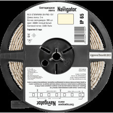 Светодиодная лента Navigator 71 700 NLS-5730WW60-30-IP65-12V R5
