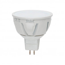 Лампа светодиодная (UL-00000696) Uniel GU5.3 5W 3000K матовая LED-JCDR-5W/WW/GU5.3/FR/DIM