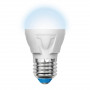 Лампа светодиодная (UL-00000772) Uniel E27 7W 4500K матовая LED-G45-7W/NW/E27/FR PLP01WH