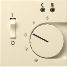 Лицевая панель Gira System 55 термостата теплого пола кремовый глянцевый 149401