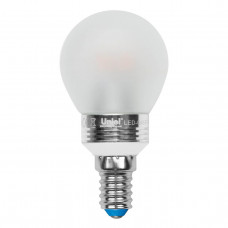 Лампа светодиодная (UL-00000801) Uniel E14 5W 3000K матовая LED-G45P-5W/WW/E14/FR ALC02SL