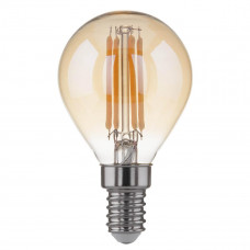 Лампа светодиодная филаментная Elektrostandard F E14 6W 3300K золотой 4690389108303