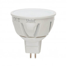 Лампа светодиодная (07913) Uniel GU5.3 7W 4500K JCDR матовая LED-JCDR-7W/NW/GU5.3/FR ALP01WH