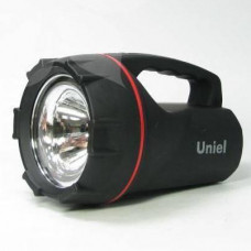 Фонарь-прожектор светодиодный (08423) Uniel аккумуляторный 140 лм S-SL018-BA Black