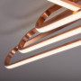Потолочный светодиодный светильник Eurosvet 90133/6 розовое золото