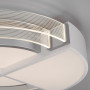 Потолочный светодиодный светильник Eurosvet Target 90181/1 белый/серебро