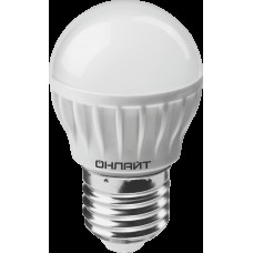 Лампа светодиодная ОНЛАЙТ 61 137 OLL-G45-8-230-6.5K-E27