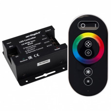 Контроллер-регулятор цвета RGB с пультом ДУ Arlight LN-RF6B LN-RF6B-Sens Black (12-24V, 3x8A)