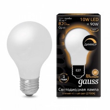 Лампа светодиодная диммируемая Gauss 1022 E27 10Вт 2700K 102202110-D
