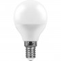 Лампа светодиодная Feron E14 7W 4000K Шар Матовая LB-95 25479