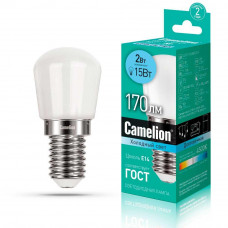 Лампа светодиодная Camelion E14 2W 4500K LED2-T26/845/E14 13154