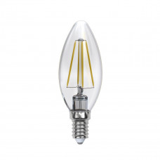 Лампа светодиодная филаментная Uniel E14 5W 4000K LED-C35-5W/NW/E14/CL/DIM GLA01TR UL-00002862