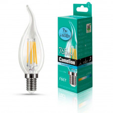 Лампа светодиодная Camelion E14 7W 4500K LED7-CW35-FL/845/E14 13455